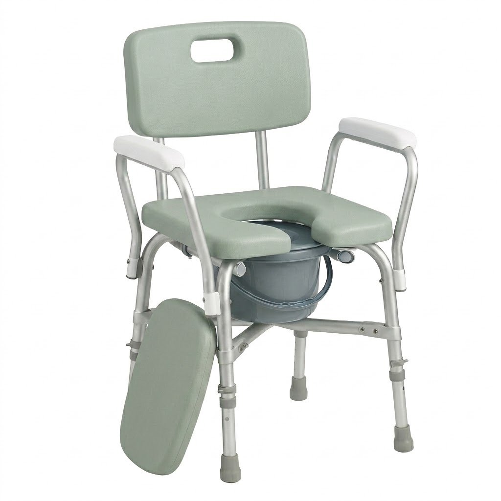 Stationary Shower & Commode Chair