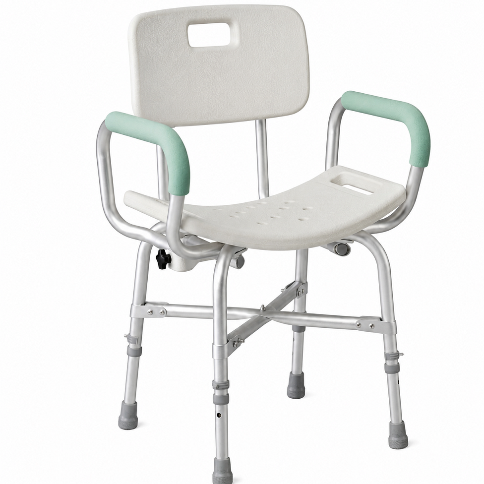Shower Chair with Arms & Backrest