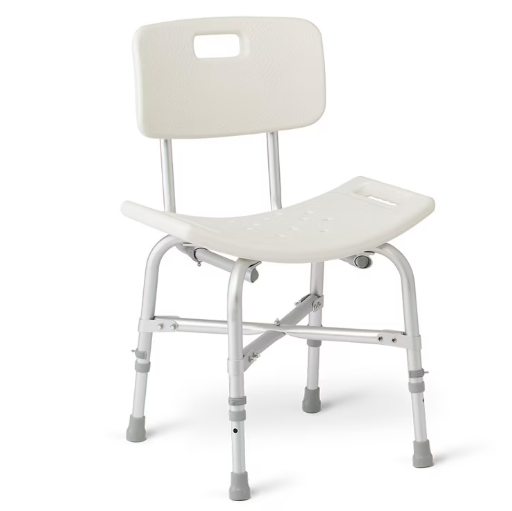 Lightweight Shower Chair with Backrest